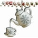 thumbnail image 2 of Ornamento de Té Vintage, Taza de Té Festiva, Jarrón de Té con Efecto de Vertido, Accesorio de Navidad, ideal para Amantes del Té, Material de Cerámica, para Salón, con Estilo Retro, Ornamento de, 2 of 7