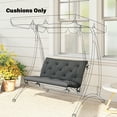 thumbnail image 2 of Outsunny Garden Bench Cushion with Backrest, Non-Slip 2 Seater Soft Pad, 2 of 10