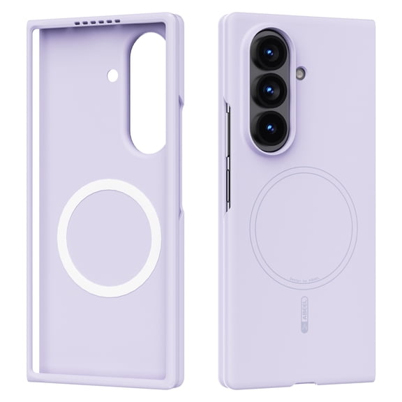 for Samsung Galaxy Z Fold8 Ultra Magnetic Case, Compatible with MagSafe, Hard PC Case Shockproof Drop Protection Ultra Slim Lightweight Skin Friendly Phone Case, Purple