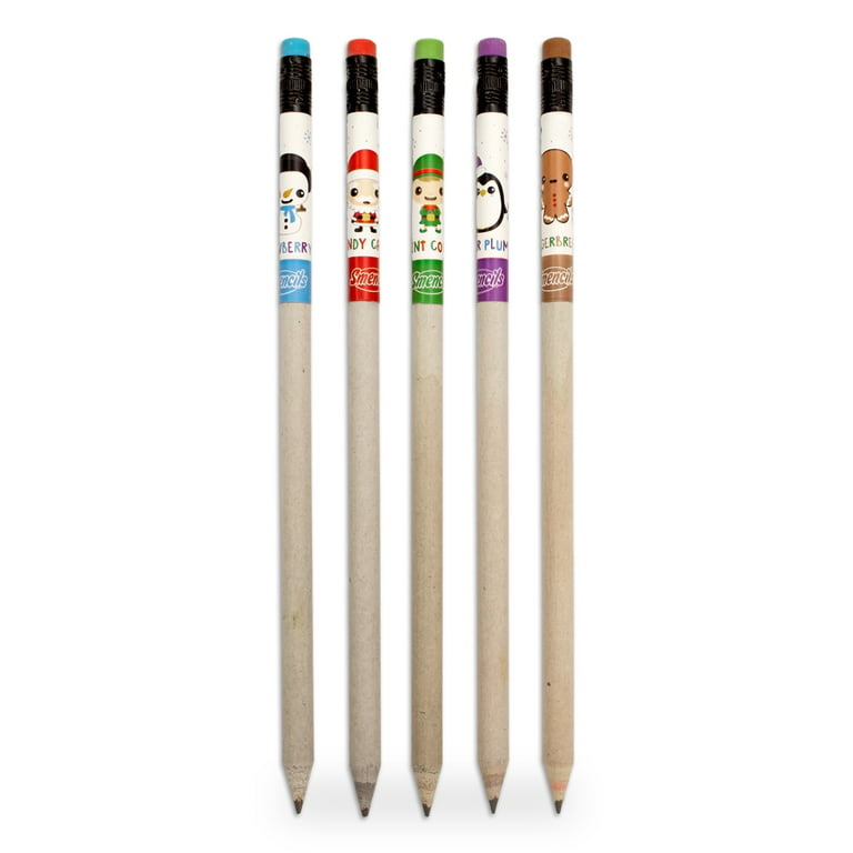 Smencils Graphite Holiday Scented Pencils - 5 Pack