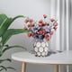 thumbnail image 5 of Jarrón de cerámica para flores, contenedor secas, adorno artístico coleccionable, jarrones de arte decorativo para el hogar, comedor, baño, Blanco Baoblaze florero, 5 of 7