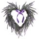 thumbnail image 2 of Corona de lavanda artificial en forma de corazón, decoración colgante para puerta de entrada de boda para Navidad y San Valentín, 2 of 4
