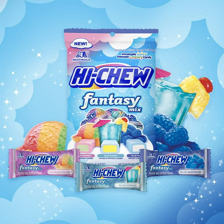 Hi-Chew 2PK Exclusive Fantasy Candy Mix - Blue Hawaii, Rainbow