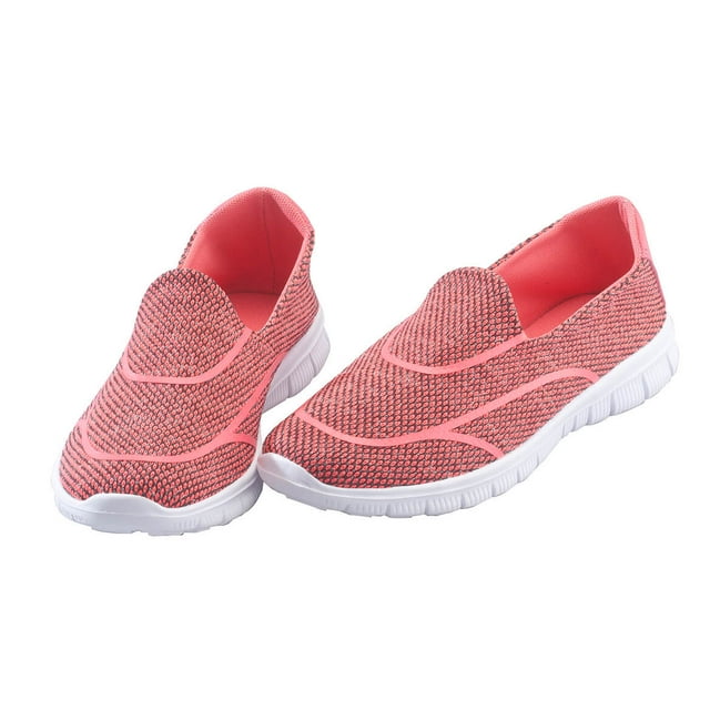 Silver Steps Feather Lite Walking Shoe-Coral-10