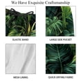 thumbnail image 4 of luoweisi Men's Beach Shorts Quick Dry Swim Trunks with Mesh Lining Tropical Leaves S, 4 of 5