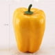 thumbnail image 2 of Verduras artificiales de plástico realistas, alimento decorativo, pimiento amarillo, 2 of 9
