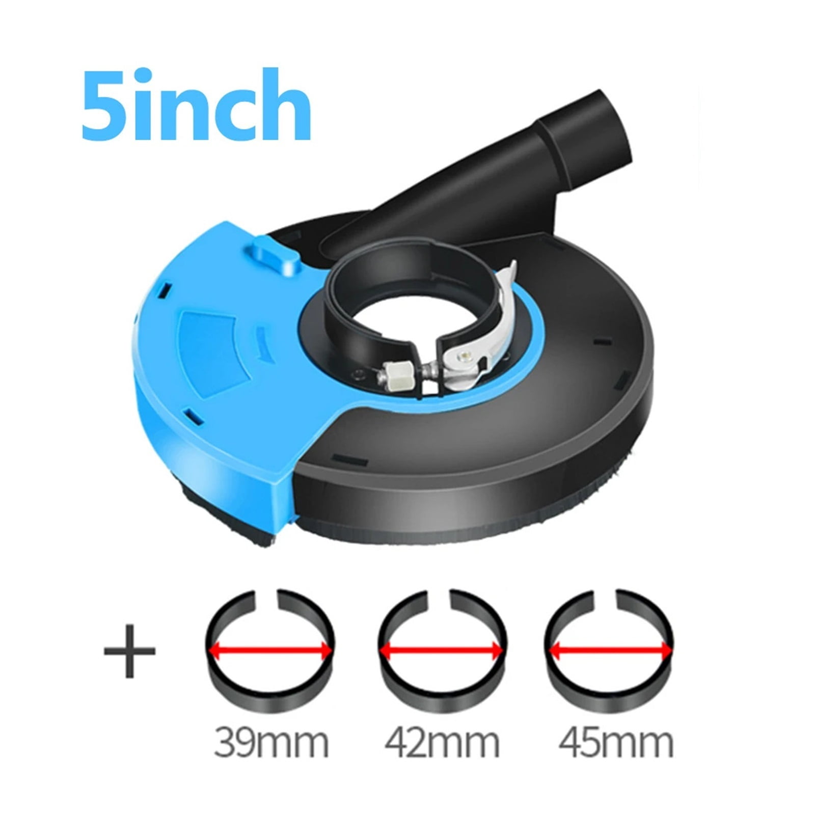 5/7 Inch Angle Grinder Dust Shroud, Universal Surface Grinding Shroud Wheel For Concrete Surface Cement Marble Disc Grinder TooL ,Easy to Setup