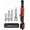 Red-1/2", variant on 3/8 inch Electric Ratchet Wrench, for DeWalt 20V Max Battery, 88Ft-Lbs, 0-400RPM, with Variable Speed Trigger, Reinforced Head, R&F Switch, 7 Sockets, 3/8" to 1/4" Adapter