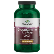 Swanson Glucosamine Sulfate 2Kcl 500 mg 400 Capsules