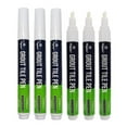 thumbnail image 5 of 6Pcs White Grout Pen Tile Paint Repair Pen Waterproof Tile Grout Colorant and Sealer Marker for Cleaner & Repair Floors White 4.5mm,Quick Drying Graffiti Pen, 5 of 6