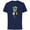 Navy, variant on Disney Cruella De Vil Stylized T-Shirt - Short Sleeve Cotton T-Shirt for Adults - Customized-Yellow
