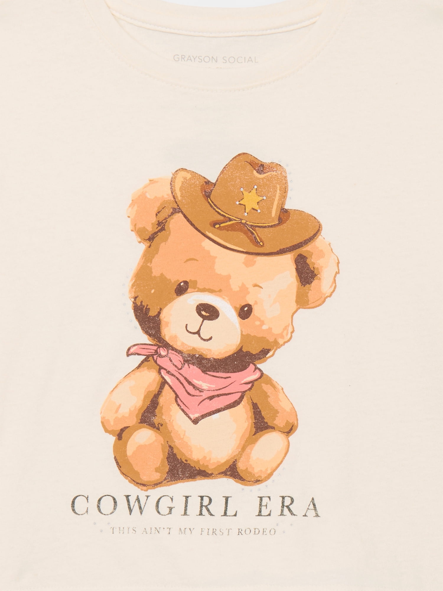 Grayson Social Girl's Cowgirl Era Graphic T-Shirt with Short Sleeves, Sizes 4-18