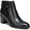 Black Leather, variant on Naturalizer Womens Lydia Leather Round Toe Ankle Boots