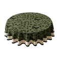 thumbnail image 5 of Round Floral Tablecloth, Scalloped Farmhouse Decorative Table Cover for Kitchen & Dining, 5 of 6