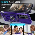 thumbnail image 2 of Funda para teléfono Janmitta compatible con Samsung Galaxy S25/S24, color morado, 2 of 8