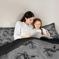 thumbnail image 4 of Feelyou Child Modern Motorcycle Bedding Comforter Set 7pcs, Extreme Speed Sports King Bedding Sets, Dirt Bike Lover Reversible Bed Sheets, Breathable Home Decor, 4 of 8