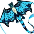 thumbnail image 1 of Cometa Dragón Malvado Rojo SGftre para Niños y Adultos Fácil de Volar, 1 of 6