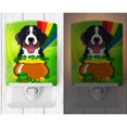 thumbnail image 2 of Carolines Treasures Bernese Mountain Dog St. Patricks Day Ceramic Night Light 6x4x3 multicolor, 2 of 2
