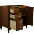 thumbnail image 3 of MCM 36" Single Sink Solid Wood Vanity with Right Door in Walnut, 3 of 8