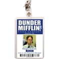 thumbnail image 1 of The Office Dwight Schrute Dunder Mifflin ID Badge, 1 of 2