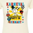 thumbnail image 3 of Peanuts - Karneval Biggest Oldest Party Germany - Juniors Fitted Graphic T-Shirt, 3 of 6