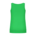 thumbnail image 4 of FAVIPT Oversized Loose Tank Tops for Women Ruched V Neck Ring Hole Solid Tees Stretchy Summer Tunic Tees 2026 Green,L, 4 of 5