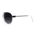 thumbnail image 4 of Lunettes de Soleil Rétro Oversize Sportives Classiques pour Hommes Mobster Blanc Fumée, 4 of 4