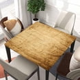 thumbnail image 2 of Square Tablecloth Wood Grain Fitted Table Cover Wipe Clean Cloth Old Wooden Tablecloths with Elastic Edge Waterproof Polyester Cloths for Indoor Outdoor, Fit for 32"x32" Tables, Style-6, 2 of 4