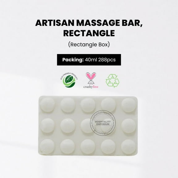 Artisan Massage Bar , Rectangle Grapefruit Bergamot 1.5oz, 42g 288/cs