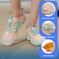 thumbnail image 2 of AUXDIQ Water Shoes Women Men Quick Dry Aqua Shoes Barefoot Beach Swim Shoes, Orange, 6 US, 2 of 6