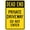 Warning Sign 6, variant on 8Km Speed Limit Children At Play Sign - 8"x12" Rust Free Aluminum, UV Protected Waterproof Weatherproof Fade Resistant, 4 Pre-Drilled Holes, Safety Sign