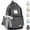 Black, variant on Y2k Star Striped Backpack with Lace Backpack Lightweight Preppy | Kawaii Cute Coquette Backpack Multi-Pocket Nylon Y2k Bookbag for Walking Rucksack Fashion Travel Daypack