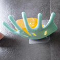 thumbnail image 4 of 2pcs Green Home essential soap box Simple and generous plastic soap dish, creative and personalized bathroom perfected free soap tray, can be used as, 4 of 5
