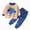 outfits001-Dark Blue, variant on NOLDARES Baby Toddler Boy Clothes Fall Winter Outfit Long Sleeve Sweatshirts Pants Set 6 9 12 18 24 Months 3T 4T 5T 6T 7T 8T Boy Clothes Size:4-5 Y,Blue