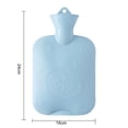 thumbnail image 1 of Bolsas de agua caliente de llenado de agua de 1000 ml Cubierta de cintura de felpa para el hogar (2 piezas marrón oscuro) Sywqhk Libre de BPA, 1 of 9