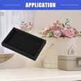 thumbnail image 3 of Vocoste Velvet Jewelry Tray Empty Stackable Tray Box for Rings Earrings Necklace Bracelet Pendants Black, 3 of 7