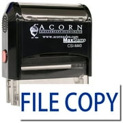 Large Self-Inking File Copy Stamp with Yellow Ink