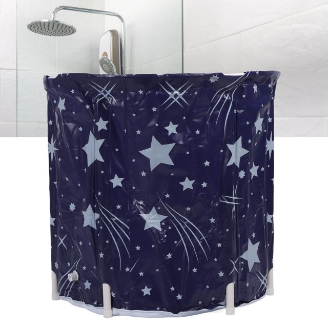 Haofy Bañera Plegable De 80 L De Inmersión Cómoda, Fácil Montaje Para Un Diseño Versátil Para Uso En Interiores Y Exteriores