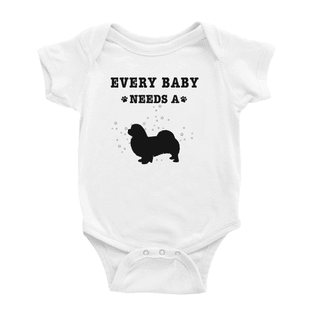 

Every Baby Needs A Tibetan Spaniel Dog Cute Baby Romper For Boy Girl 0-3 Months