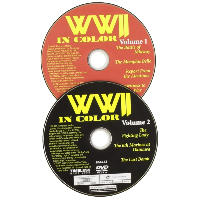 World War II in Color (DVD), Timeless Media, Documentary