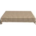 thumbnail image 5 of Rectangle Tablecloth 60x102 Inch, Beige Brown Buffalo Plaid Rectangular Tablecloths Water Resistant Spill Proof Tabletop Cover Table Topper Cover for Buffet Table, Parties, Holiday Dinner, Wedding, 5 of 8