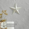thumbnail image 3 of VHC Brands Patriotic Metal Star Distressed 8x8, Independence Day Decor, Decorative Wall Hanging, Rustic Farmhouse Decorations, Creme, Black, 3 of 5