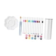 thumbnail image 4 of Vaso térmico,Kit para pintar tu propio vaso: vaso en blanco con tapa,Haz tu propio regalo personalizado de Navidad,Regalos de manualidades DIY,marcadores de taza de agua,pinceles de paleta,Kit, 4 of 9