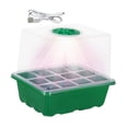 thumbnail image 2 of S SERENABLE Nursery Pot with Light Durability with Humidity Domes Seedling Starter Trays Green 12 Slots, 2 of 9