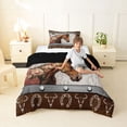 thumbnail image 4 of Feelyou Western Horse Twin Comforter Sets, Cowgirl Bedding Set, 2 Pieces, 4 of 7