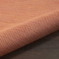 thumbnail image 5 of HomeRoots 522587 6 ft. Rust Power Loom Round Area Rug, 5 of 8