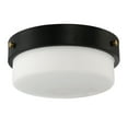 thumbnail image 2 of X3214-FB Craftmade Lighting Oak Street - 2 Light Flush Mount-Flat Black Finish, 2 of 5