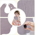 thumbnail image 4 of Dalrosia Muslin Baby Bibs Cotton Absorbent Bandana Drool Bibs for Teething and Drooling, 6-Pack for Baby Boys & Girls, 4 of 5