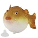 thumbnail image 2 of Pez globo de acuario, simulación luminosa, pez de goma con ventosa para peceras, color naranja, 2 of 5