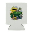 thumbnail image 2 of Alligator Gator Crossing Sunglasses Vacation Can Cooler - Drink Sleeve Hugger Collapsible Insulator - Beverage Insulated Holder, 2 of 4